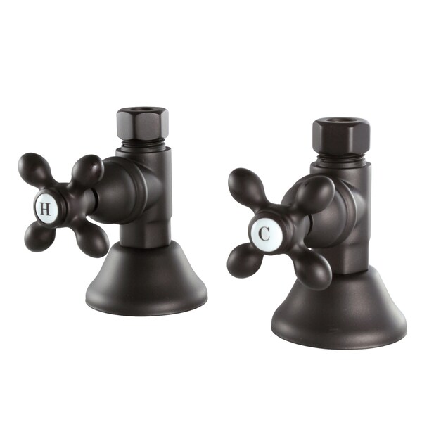 Straight Stop Shut Off Valve, Oil Rubbed Bronze